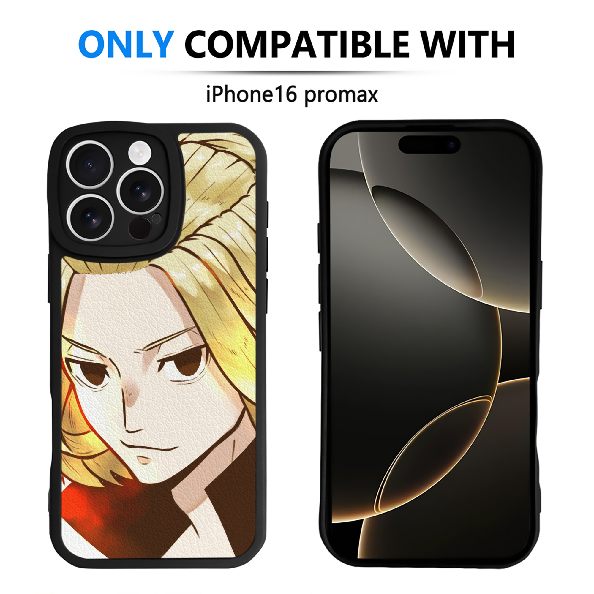 （画像用） 東京リベンジャーズ Tokyo Revengers 【iPhone 16シリーズ対応】シリコンスマホケース（レザー調） 材質：シリコン